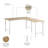 Hustle 60'' L Desk - Reversible-93054073