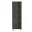 Armoire à linge en miroir, quatre tablettes intérieures, cinq tablettes extérieures-412090450