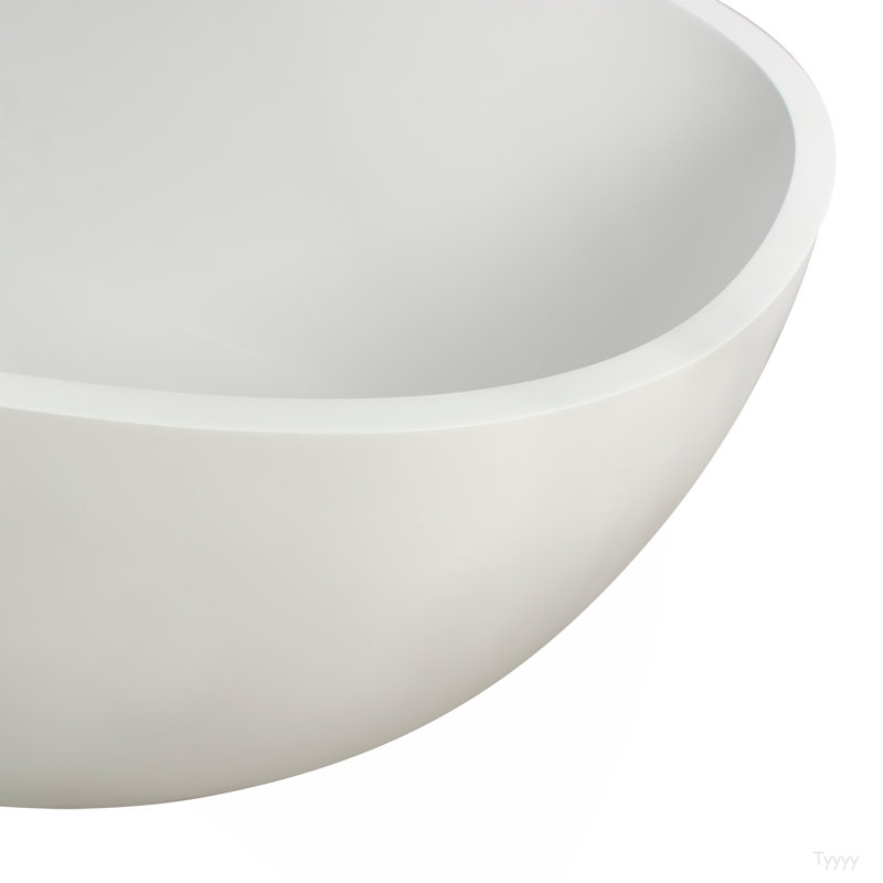 Baignoire de trempage autoportante 65,2 pouces pour salle de bain, Blanc mat