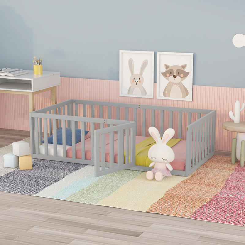 Kids Daybed, Gray, Twin