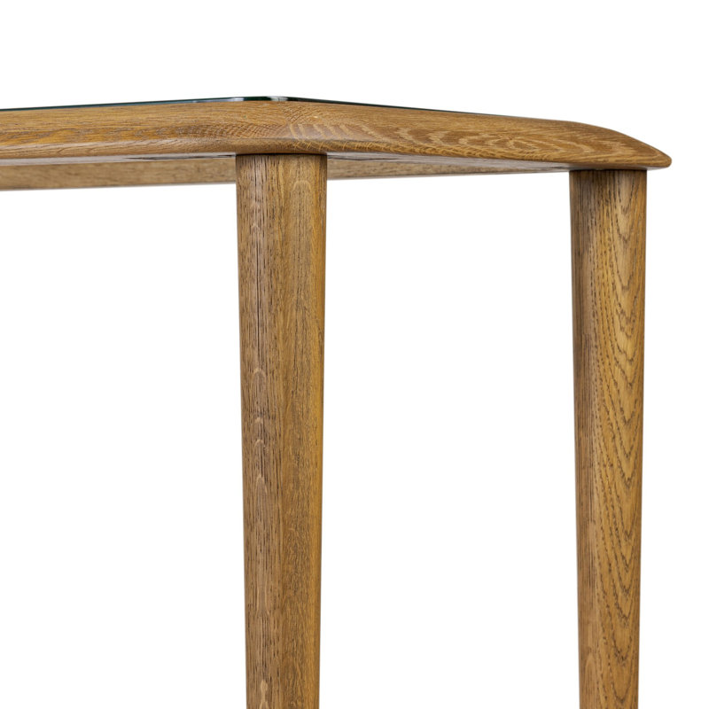 Carmelo Console Table-Medium Brown Oak