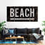 «Beach Arrow», reproduction d'art sur toile-93024162