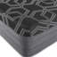 Matelas simple 14 po - plateau lisse avec housse de refroidissement, gel de cuivre combiné de 3 po, argent, graphite pour réduire le sommeil et le confort