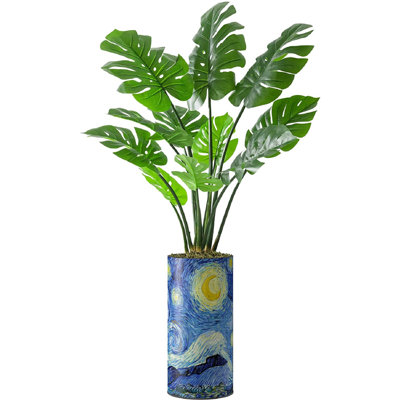 Faux Plant in Plastic Planter
