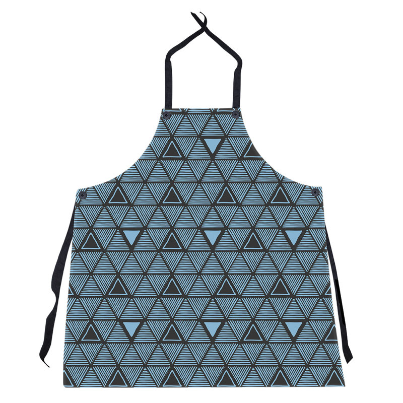 Patricia Geoffrey Bib Apron, Teal/Black