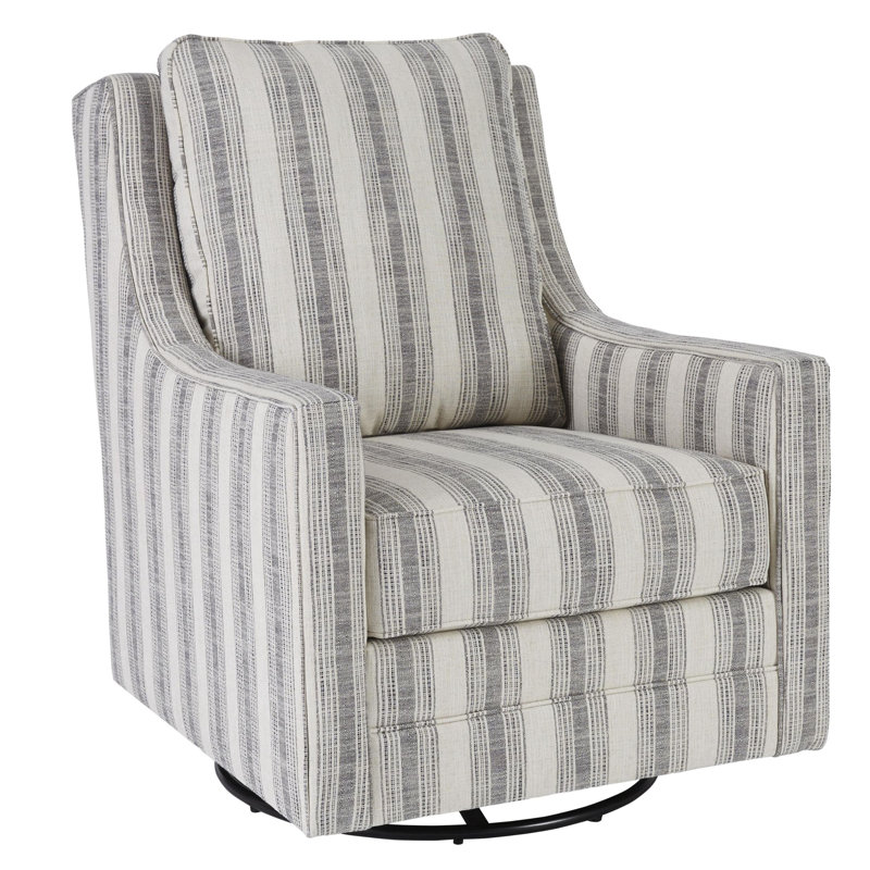Fauteuil tournant Bourdeau, Gris / blanc