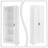 Tall Freestanding Storage Bathroom with high quality MDF board, Adjustable and Fixed Shelves-988638545