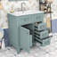 Freestanding 30" Bathroom Vanity Cabinet with Wood Frame-609472855