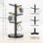 Countertop Upgraded 360° Rotating Coffee Cup Rack With 6 Hooks, Black