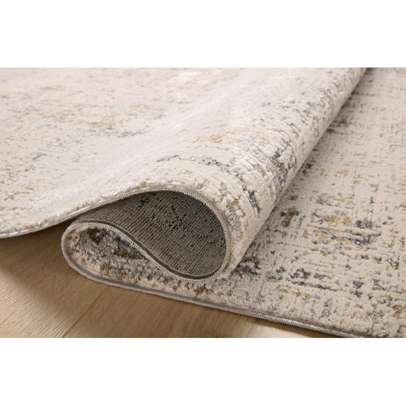Amber Lewis x Loloi Alie Sand / Sky Area Rug, Rectangle 9'6" x 13'1"