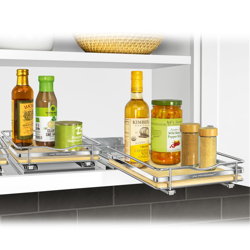 LYNK PROFESSIONAL Élite Pull Out Spice Rack Organizer for Inside
