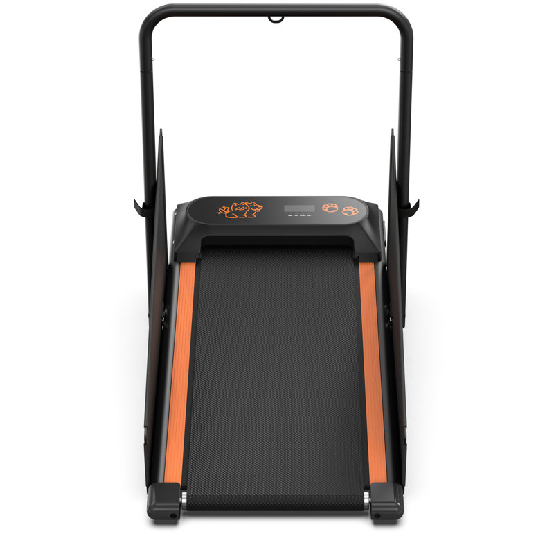 Tapis roulant pour chien Fit moyen - largeur de 22,87 po, moteur de 1,5 ch, affichage à faible bruit, calorie et vitesse, capacité de l'utilisateur de 220 lb pour le bien-être 0,5, vitesse de 6,5 mph, jauge multifonctionnelle, espace optimisé, capacité,