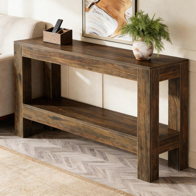 Console à 2 niveaux pour salon d'entrée | Idée de cadeau