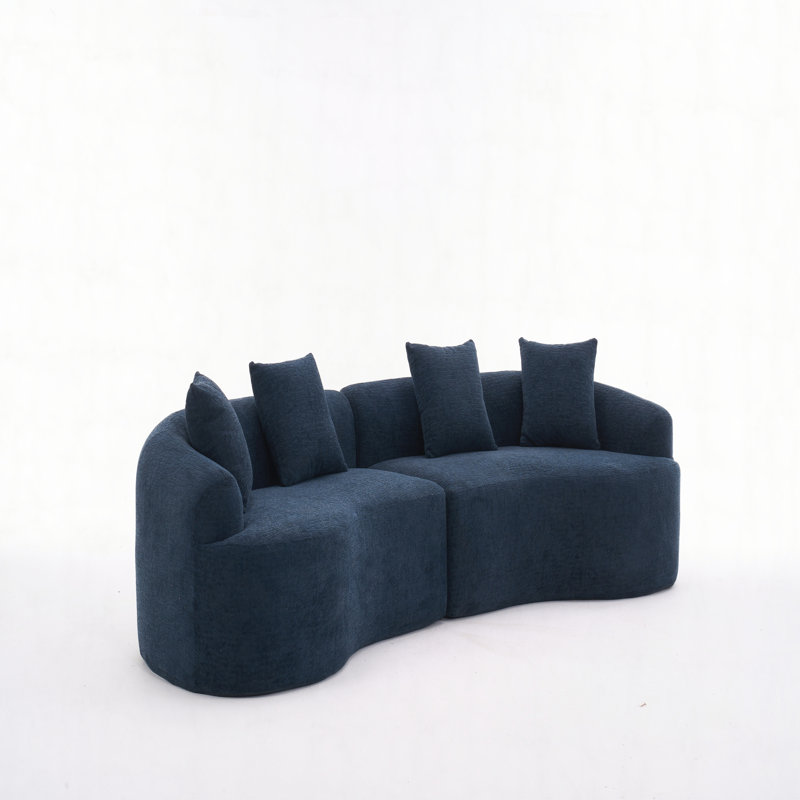 4 Seater Compression Sofa with 30D ,60 Hardness full sponge,4 pillow for Living Room, Home Furniture Sleeper Sectional Compression Sofa for Apartmentess full sponge,4 pillow for Living Room, Home Furniture Sleeper Sectional Compression Sofa for Apartment