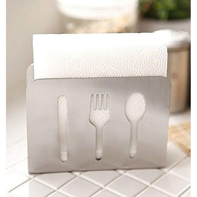 Stainless Steel Napkin Holder Dining Table Tissue Paper Stand For  Restaurant