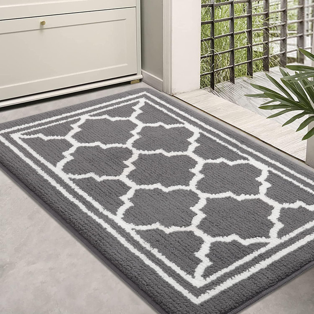 Washable Door Mats Indoor,Non-Slip Low Profile Doormat,80 Cm
