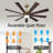 Babrak 65'' Ceiling Fan with LED Lights-779760962