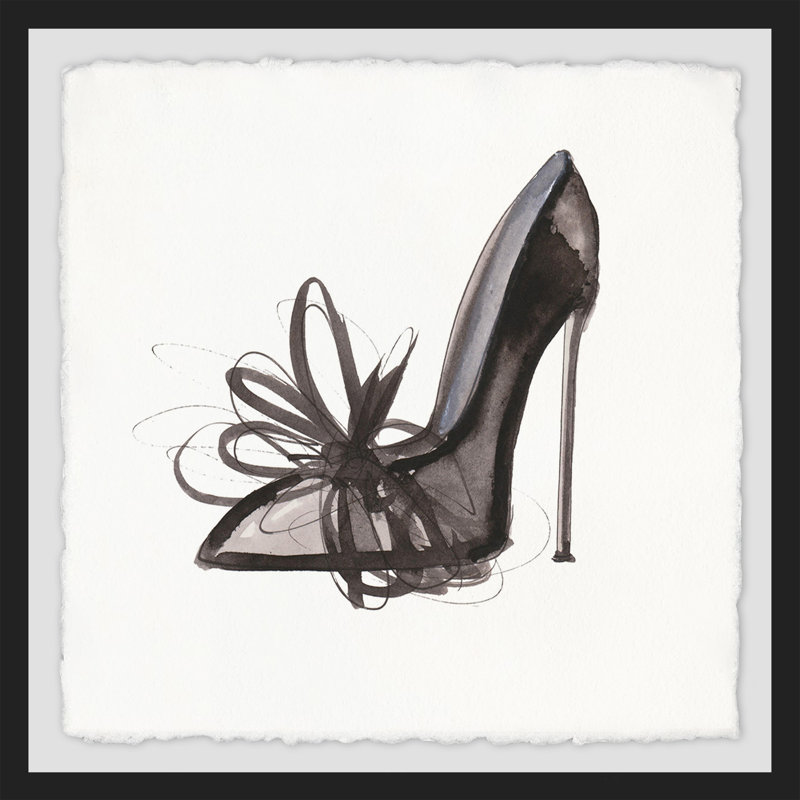 «Heel Heights», reproduction d'impression encadrée, H 12 po x l 12 po x P 1,5 po