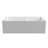 Ruvati 33 inch Fireclay Workstation White Farmhouse Kitchen Sink Apron Front Double Bowl