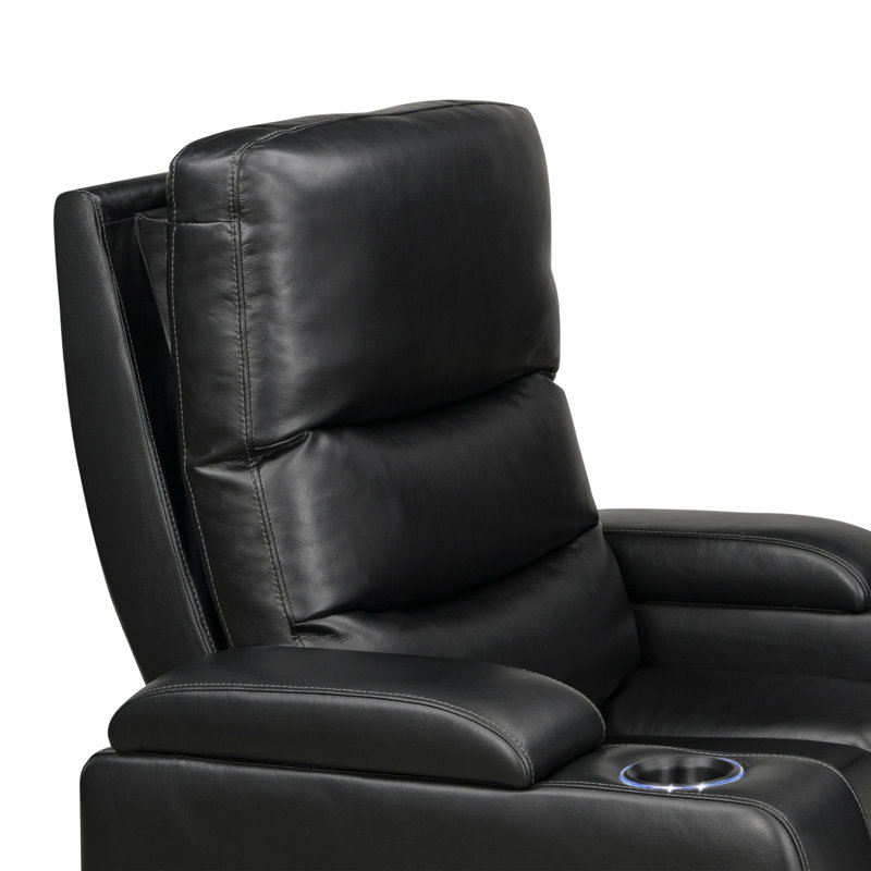 Fauteuil inclinable électrique lève-personne de 37,5 po Getter, Similicuir noir