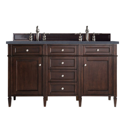Dussault 60'' Double Bathroom Vanity with Top