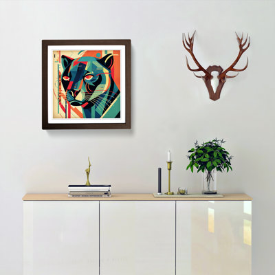 Panther Constructivism No.1 - Framed Print