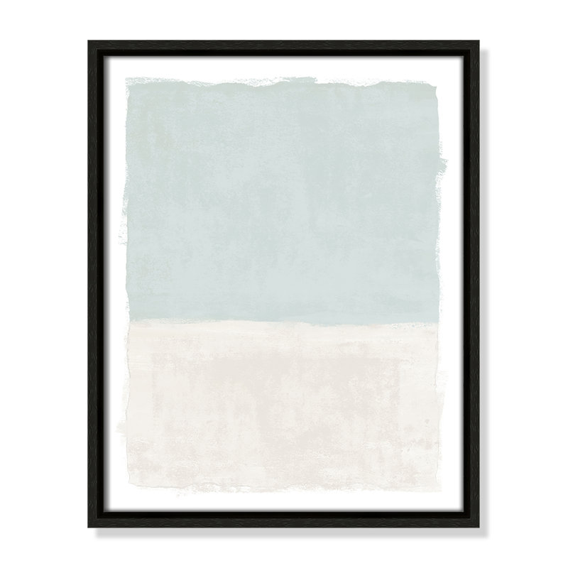 Ocean Tides I Print by Natalie Carpentieri, 12.5'' W x 15.5'' H, Espresso Floater