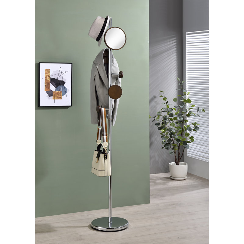 Brenetta Freestanding 6 - Hook Coat Rack