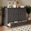 Armoire-lit avec commode en pin massif avec station de charge-102075484-102075487