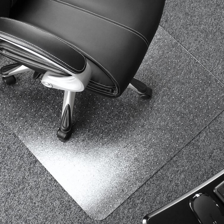 Cleartex ® Enhanced Polymer Rectangular Chair Mat for Hard Floors