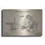 «Corn Harvester Blueprint Brevet Parchment» par Luxe Metal Portfolio-484946627