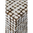 Abbie Square Coconut Shell End Table-980257288