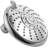 Dual Shower Head 1.8 GPM GPM with Self-Cleaning