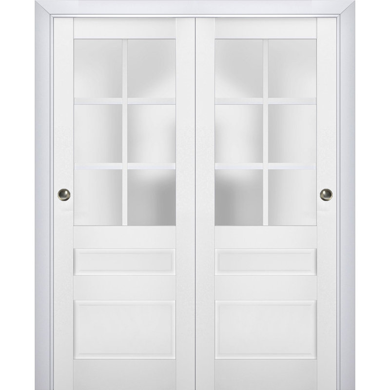 Portes de placard Veregio, 79,5 po x 17 po, Blanc