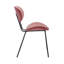 Chaise d'appoint empilable en velours-1725043875