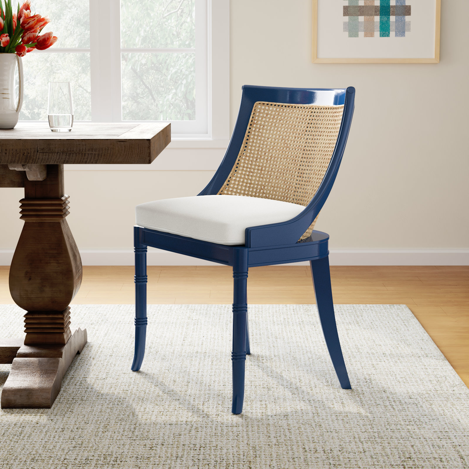 Melrose Cane Side Chair