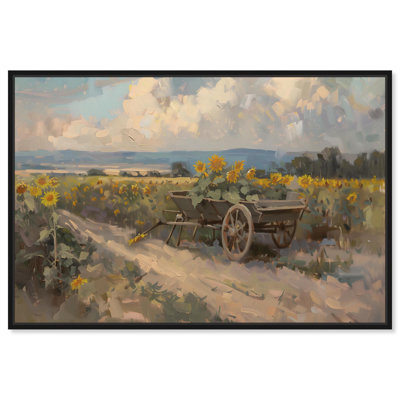 «Sunflower Field Canvas Autum» par 