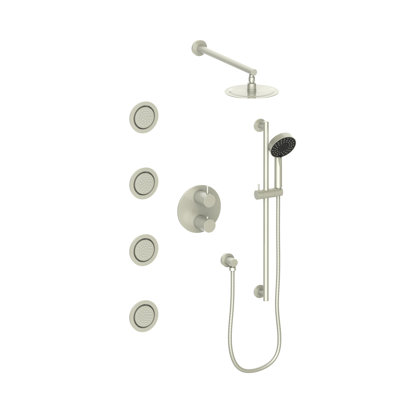 Complete Shower System with Rough-in Valve