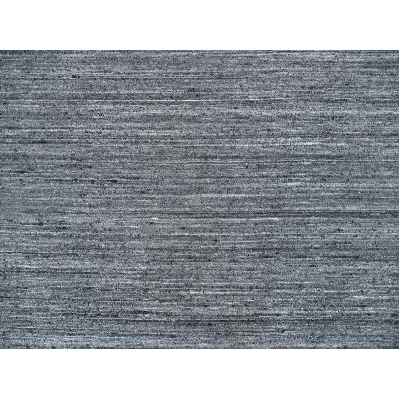 Shundell One-of-a-Kind 8' New Age Round Wool Area Rug Gray