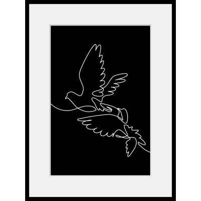 Pigeons - Single Picture Frame Print