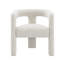 Chaises d'appoint rembourrées avec cadre en bois Cioffred Boucle