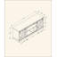 Meuble télé, 60 po, console, meuble multimédia, armoire de rangement, salon, chambre à coucher, stratifié gris, transitionnel-457747294