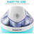 OVENTE Electric Ice Cream Maker with Easy-Lock Lid, 1QT Freezer Bowl for Healthy & Homemade Frozen Yogurt, Sorbet and Gelato, Mini Kitchen Appliance Ideal for Summer Desserts for Kids, Blue ICM110BL
