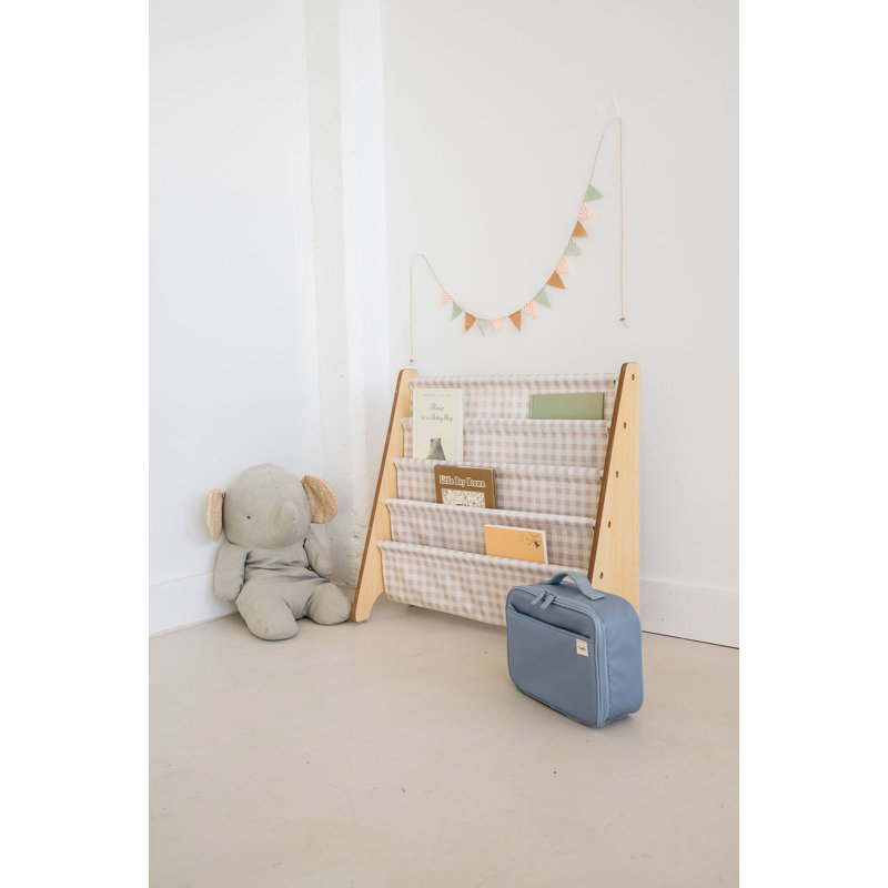 Étagère de rangement pour bibliothèque en tissu recyclé 3 Sprouts, Beige