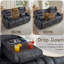 Ensemble de canapé inclinable en tissu de velours 2 pièces avec porte-gobelet de rangement et station de charge-132434972
