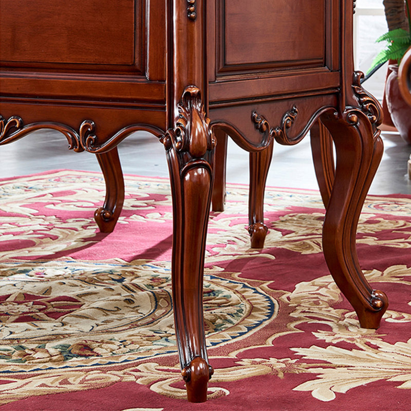 European style desk, 31.1" H x 55.12" W x 25.59" D