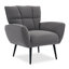 Fauteuil d'appoint rembourré en velours côtelé Jahriel-343563853
