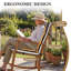 2 Pack High Back Patio Chair Cushions with Headrest, 120x52x6 cm-299484896