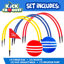 Ensemble de jeu de croquet Franklin Kick