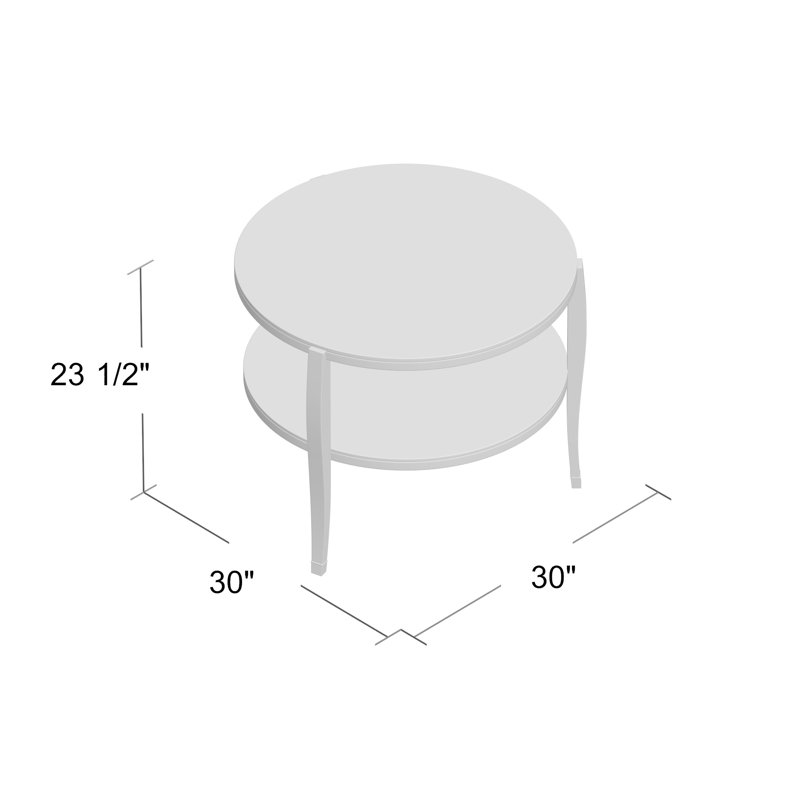 Vanucci Eclectics Glass Top Coffee Table